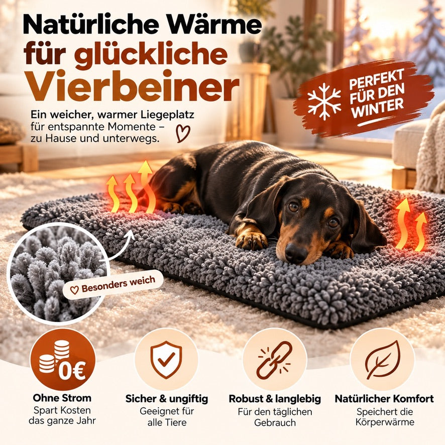 Selbstwärmende Matte für Katzen und Hunde