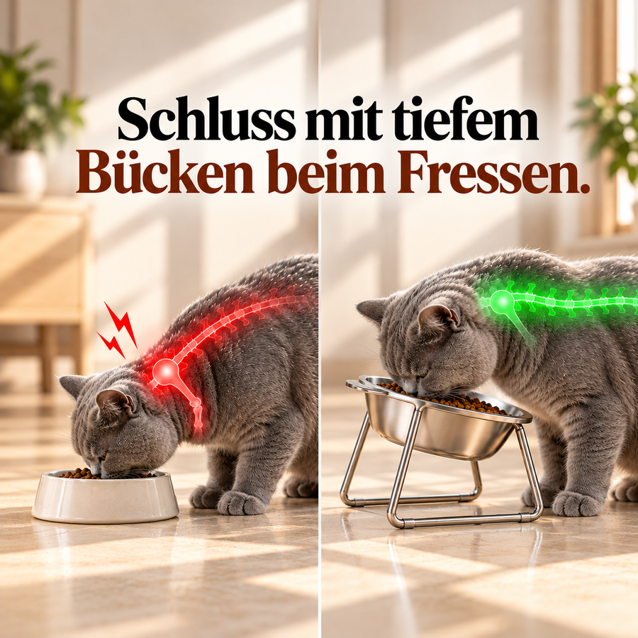 Orthopädischer Futternapf für Katzen und Hunde